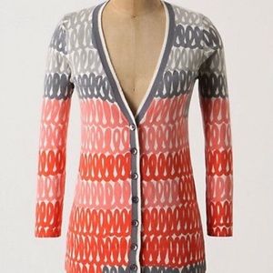 Anthropologie | Field Flower Loop Stack Cardigan